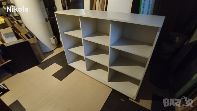 Шкаф - етажерка с 9 рафта 115/45/150 ПДЧ бял, снимка 15 - Шкафове и рафтове - 51789026