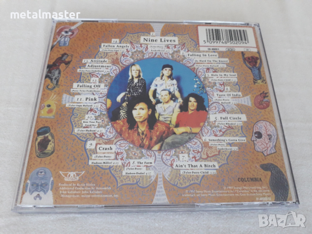 Aerosmith - Nine Lives (1997), снимка 4 - CD дискове - 36306460