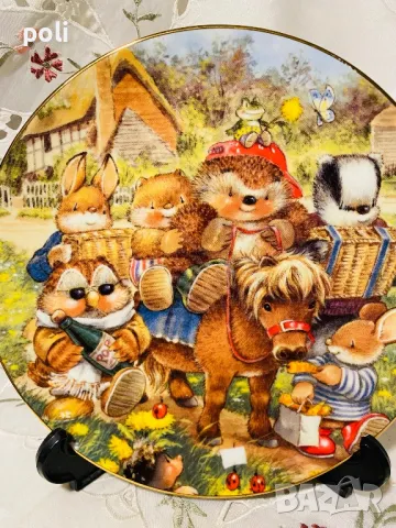 порцеланова чиния за стена , снимка 2 - Декорация за дома - 49822544