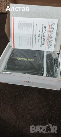 Продавам нов усилвател Ground Zero GZIA 100.2, снимка 4 - Ресийвъри, усилватели, смесителни пултове - 53622657