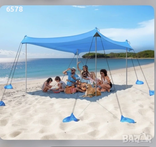 Плажна тента и чадър за стол, снимка 7 - Къмпинг мебели - 53178041