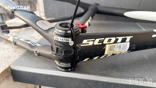 Рамка Scott Scale 600 RC 26" carbon размер L, снимка 8 - Части за велосипеди - 53696856