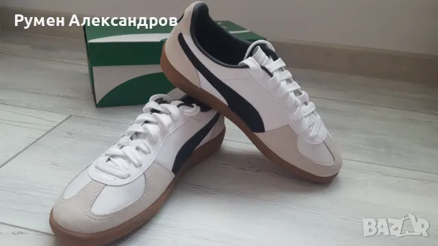 Нови мъжки кожени оригинарни маратонки PUMA PALERMO Lth EUR42 UK8, снимка 9 - Маратонки - 50025955