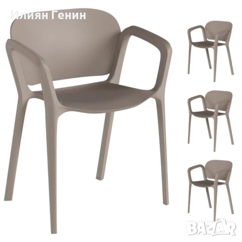 Комплект градински столове Outsunny от 3бр.