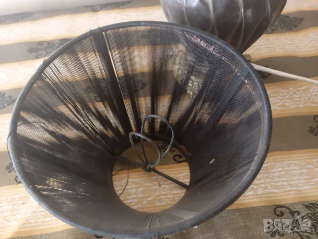 Стара настолна лампа, снимка 5 - Настолни лампи - 49902075