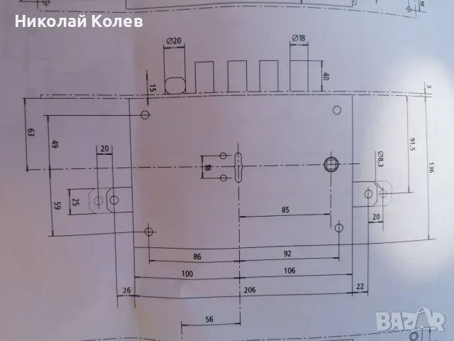 Касова брава за входна врата, снимка 5 - Входни врати - 56372645