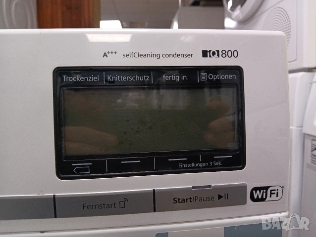 Като нова сушилня с термопомпа Сименс Siemens IQ 800 с WI-FI A+++ 8кг 2 години гаранция!, снимка 3 - Сушилни - 53473076