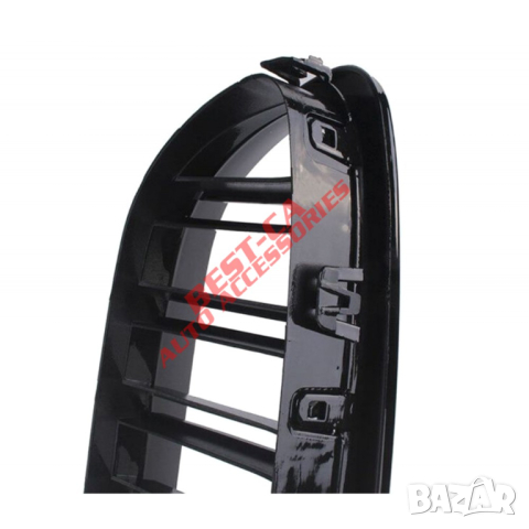 Черни двойни бъбреци пиано лак БМВ BMW 5-та серия F10 F11 2010 - 2016, снимка 7 - Аксесоари и консумативи - 44655322