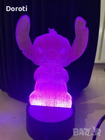 Led лампа stich , снимка 7 - Детски нощни лампи - 53820450