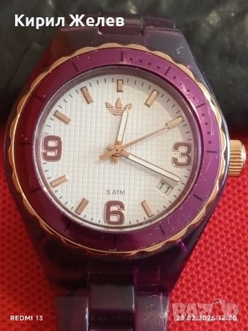 Марков дамски часовник Adidas много красив стилен дизайн 51697, снимка 4 - Дамски - 53591326