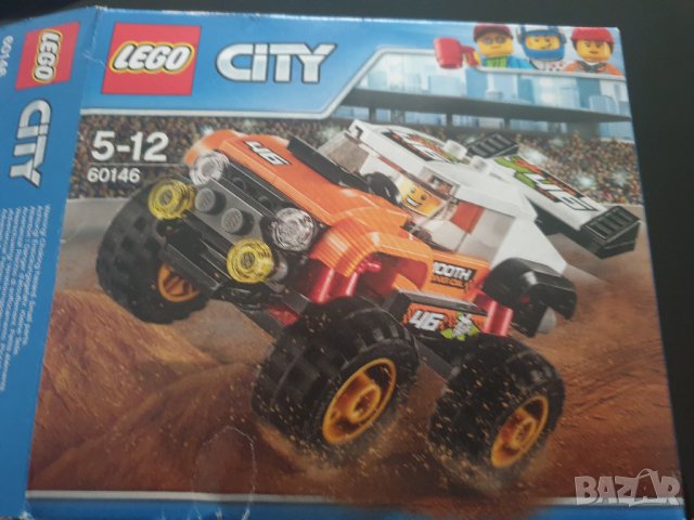 Конструктор Lego City - Камион за каскади (60146), снимка 2 - Конструктори - 39598877
