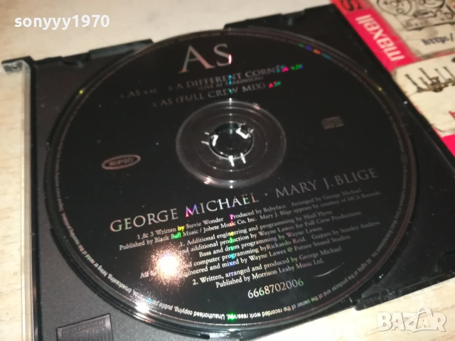 GEORGE MICHAEL CD 0512251701, снимка 3 - CD дискове - 52664323