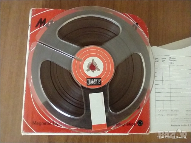 🎞️ BASF LGS 35 — магнетофонна лента, 15 см / 360 м , снимка 3 - Аудио касети - 52207583