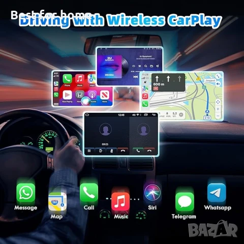 2-в-1 безжичен CarPlay адаптер, снимка 2 - Аксесоари и консумативи - 50961727