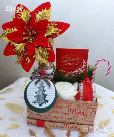 Коледни подаръци аранжирани в кутия, снимка 5 - Други - 52709237