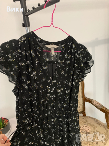 Красива рокля на H&M размер 38 подходяща за S, снимка 7 - Рокли - 44607131