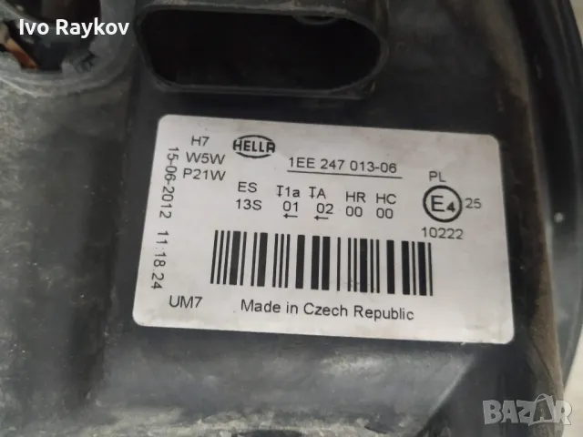 Десен фар HELLA 1EE 247 013-061 за VW Golf Plus , 5M1 941 006 B, снимка 6 - Части - 48394360