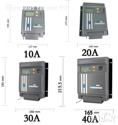 Соларен MPPT контролер 40A 12/24V и вход от PV до 100V (предлагаме и 30А и 20А), снимка 4 - Друга електроника - 41868026
