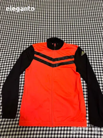 ADIDAS Coral Orange & Black ACE TIRO TS юношеско горнище 13/14г, снимка 2 - Детски анцузи и суичери - 48869858