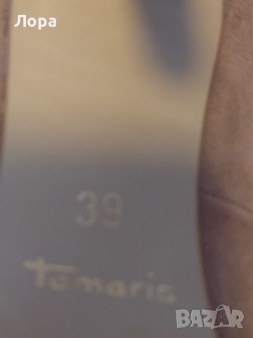 Дамски обувки TAMARIS естествен велур , снимка 6 - Дамски ежедневни обувки - 40938478