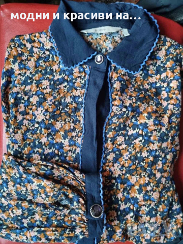 Разкошна риза с флорален десен NÜMPH, снимка 9 - Ризи - 53670156