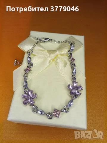 Гривна с кристали , снимка 2 - Гривни - 50336570