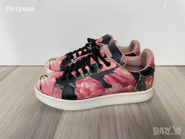 Dolce & Gabbana кожени маратонки 36 Оригинал, снимка 2 - Маратонки - 50428161