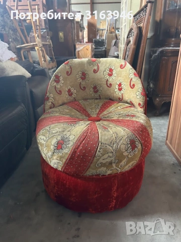  Винтидж кресло тип „cocktail chair“ / lounge chair Винтидж кресло тип „cocktail chair“ / lounge cha, снимка 4 - Дивани и мека мебел - 53856155