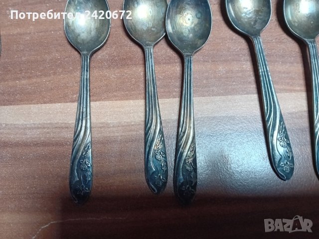 стари сребърни  вилички и  лъжички, снимка 2 - Колекции - 42688951