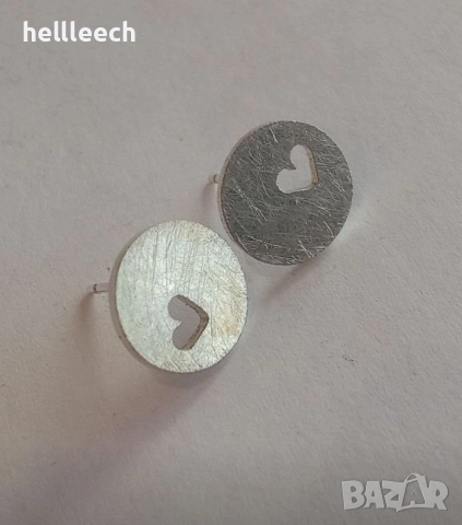 Сребърни обеци, снимка 3 - Обеци - 52827848