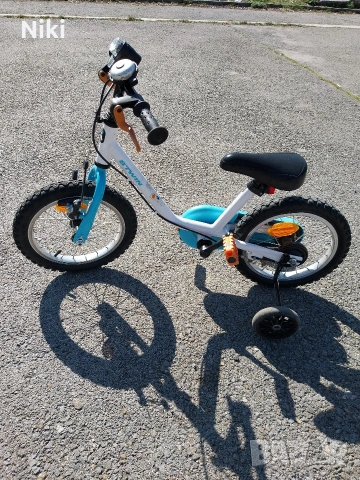 Детски велосипед с балансиращи колела., снимка 2 - Велосипеди - 53835009