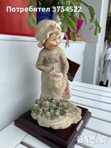 Capodimonte Фигура на момиче , снимка 2 - Антикварни и старинни предмети - 41420224