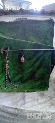 100кг турски кантар ока със куки, снимка 7 - Антикварни и старинни предмети - 53801333