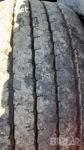 Гуми 315 60 22.5 2бр. Предни с джанти кумхо и дабъл стар  14мм протектор 