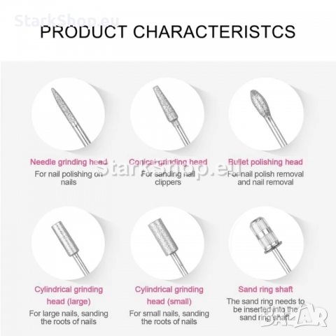 Електрическа пила за нокти – дремел, снимка 3 - Друго търговско оборудване - 36286238