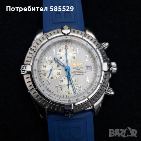 BREITLING Хронограф, снимка 9 - Мъжки - 52493202