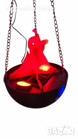 Декоративна окачена електрическа камина с реалистичен LED пламък, снимка 7 - Декорация за дома - 52545844