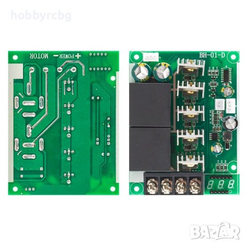 PWM правотоков регулатор на обороти от 10 до 55 волта 60A, снимка 4 - Друга електроника - 40249196