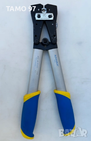 Klauke - Комплект от ножица и ръчна кербовка за неизолирани кабелни обувки, снимка 3 - Клещи - 53067334