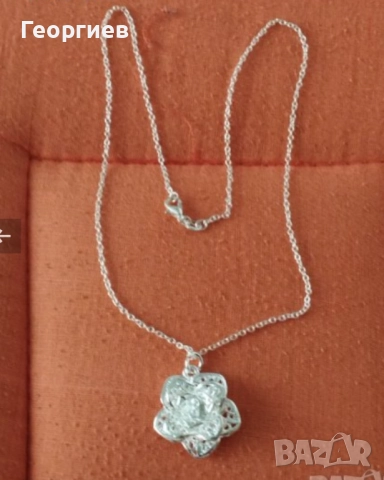 Модна посребрена бижутерия,гривни,колие,висулка., снимка 8 - Гривни - 31016035