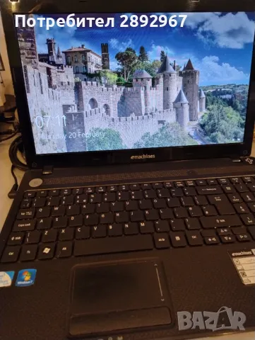 ACER eMachines E732 с Windows 10 Pro , снимка 13 - Лаптопи за дома - 45210540