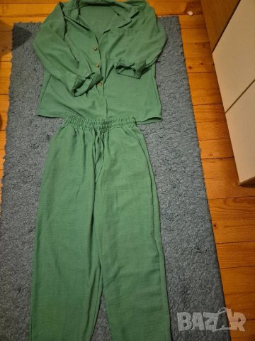 зелен летен костюм Радис