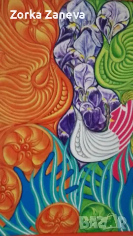 Картина,aвторска 70см,50 см, снимка 3 - Картини - 49742899