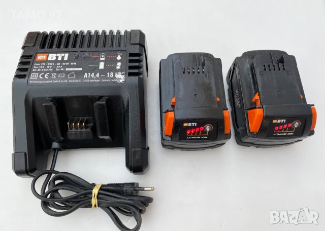 BTi A18BS и BTi A18WKS - Акумулаторен винтоверт и ъглошлайф 2x18V 4.0Ah, снимка 12 - Винтоверти - 41379337