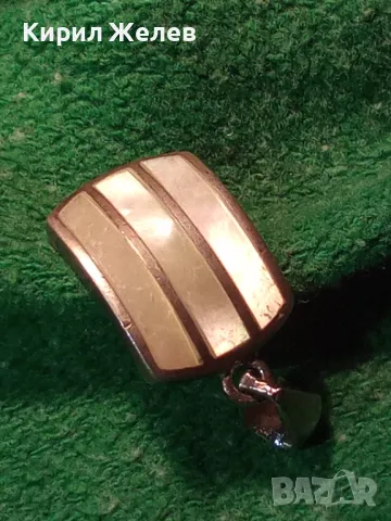 КРАСИВ СЕДЕФЕН СРЕБЪРЕН МЕДАЛЬОН СРЕБРО 925 РЪЧНА АРТ РАБОТА Част от КОМПЛЕКТ 46821, снимка 16 - Колиета, медальони, синджири - 46485435