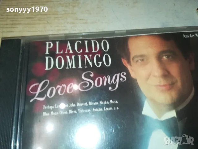 PLACIDO DOMINGO-LOVE SONGS-ORIGINAL CD-ВНОС GERMANY 2802251908, снимка 2 - CD дискове - 49317550