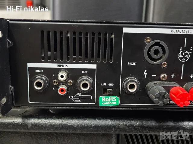 професионално крайно стъпало усилвател iMG Stage Line STA-750, снимка 6 - Ресийвъри, усилватели, смесителни пултове - 56103335
