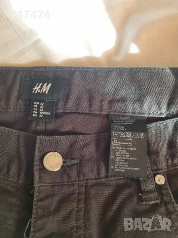 Черни дънки Slim fit H&M, снимка 2 - Дънки - 55982147