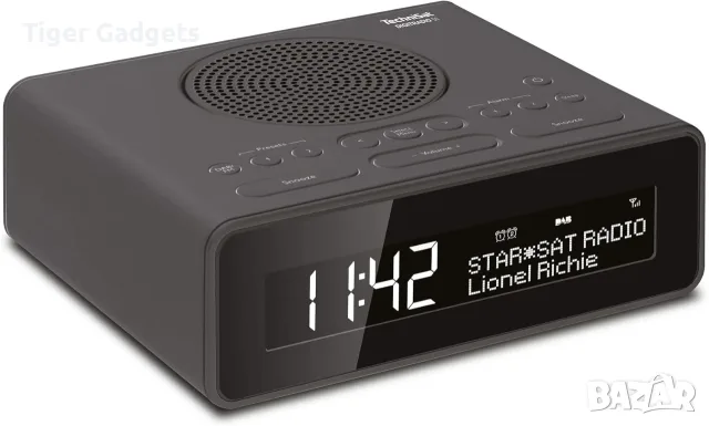 Радио часовник TechniSat Digitradio 51 DAB+/FM с двоен алармен режим и голям дисплей