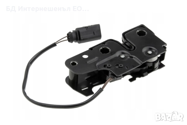 4L0823509  Заключващ механизъм за преден капак, Audi, Q7 4L, 2 ПИН, снимка 5 - Части - 52841081
